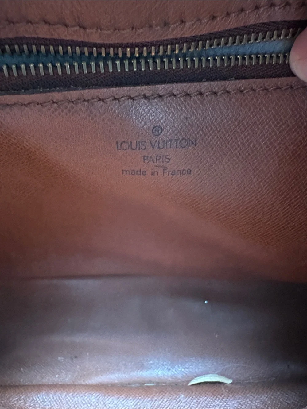 Louis Vuitton Monogram Canvas Messenger Bag in Brown & Tan